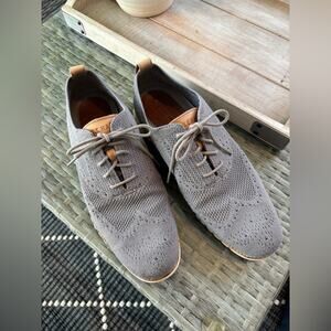 Cole Haan Men's Zero Grand Gray Knit Oxfords Size 10. ZeroGrand